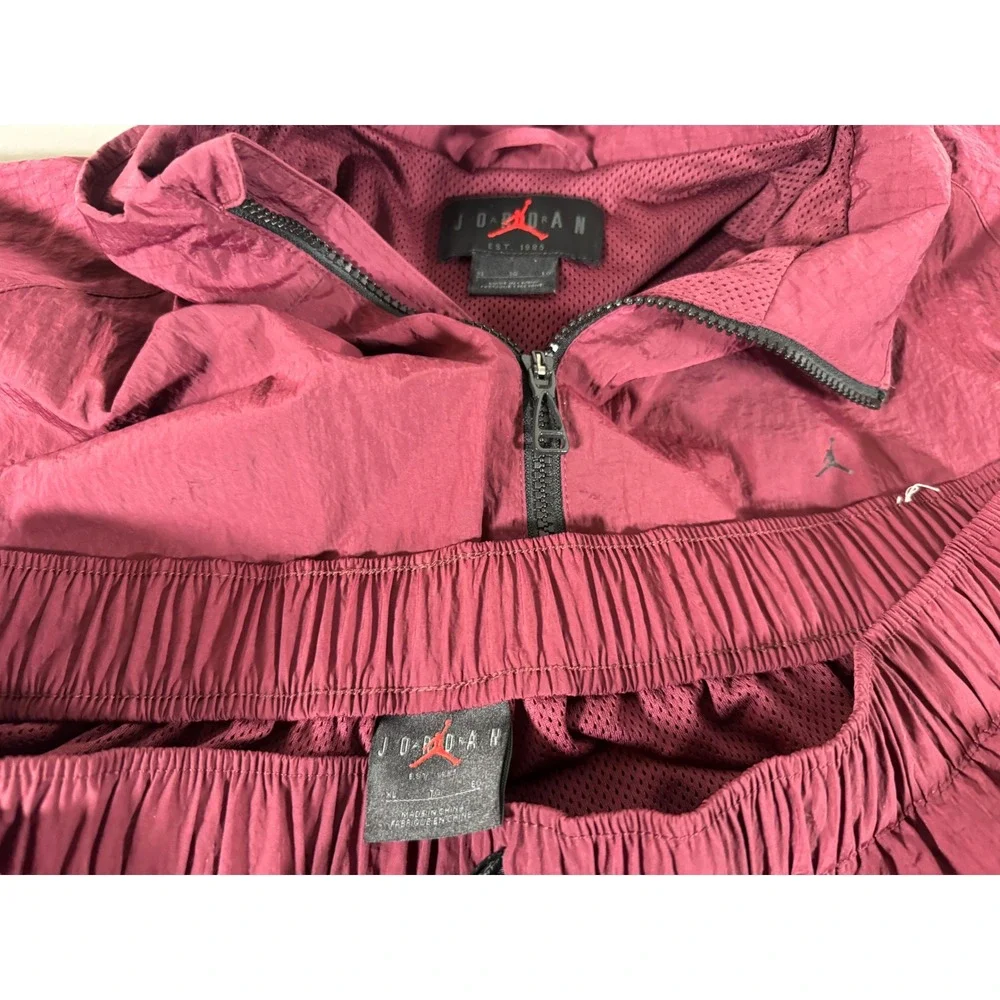 Nike Air Jordan 23 Engineered Tracksuit Set - Cherrywood Red Maroon Men's XL
